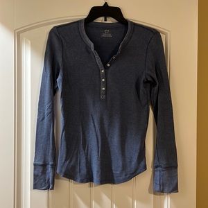 Aerie henley long sleeve
